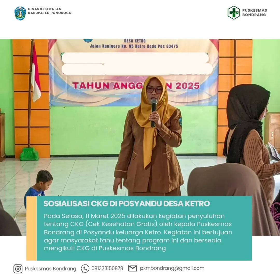 CKG  (Cek Kesehatan Geratis) - (Ada 1 foto)